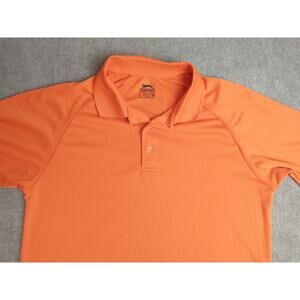 Slazenger Short Sleeve Polo. Men's Medium. Orange.